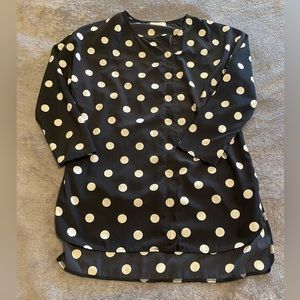 Marshmallow Polka Dot Blouse Top
